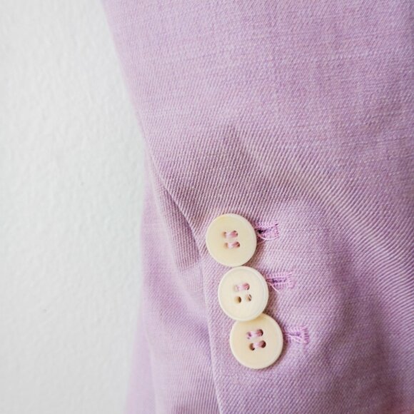 ZARA Women’s Lilac Double Breasted Front Button Blazer Chic | Size S - Picture 4 of 10